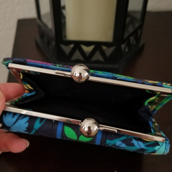 Vera Bradley Midnight Blues trifold wallet - Picture 6 of 6
